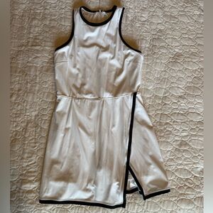 White and black tennis dress